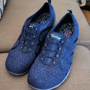 Skechers Women's Navy Slip-On Sneakers